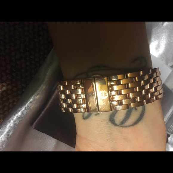 Michele rose gold dipped 148 diamond Basel watch SOLD! - Picture 8 of 8